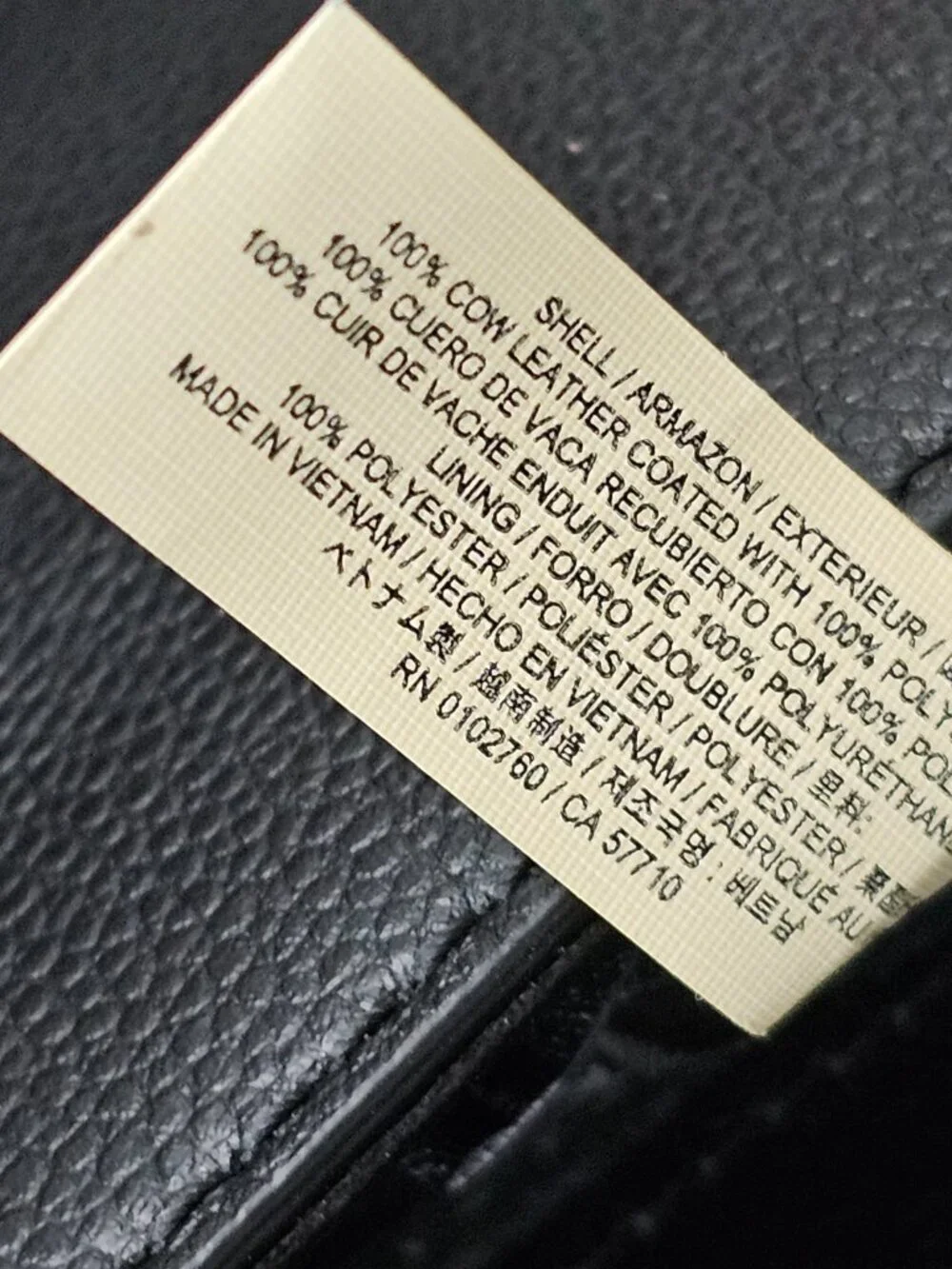 Kate Spade Kailey Patterson Drive Leather Black Saddle Shoulder Bag COA